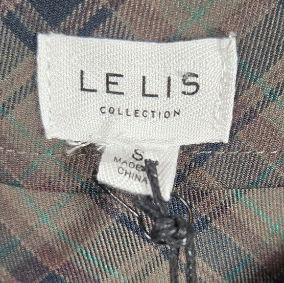 Le Lis Plaid Pencil Skirt - Brown and Black‎ - Picture 9 of 10